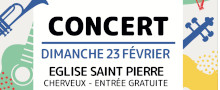 le 23 fevrier 2020 Concert avec le CMS et le Choeur Diocésain